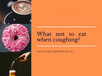 What not to eat when coughing?