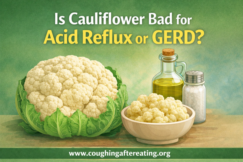 Is cauliflower bad for acid reflux or GERD illustration